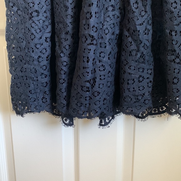 Navy A line dress - Picture 3 of 5